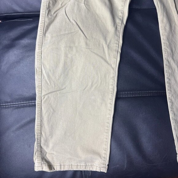 Wrangler Men's Cargo Pants Beige Relaxed Fit Flat Front Outdoor Size 42x32 - Picture 13 of 16